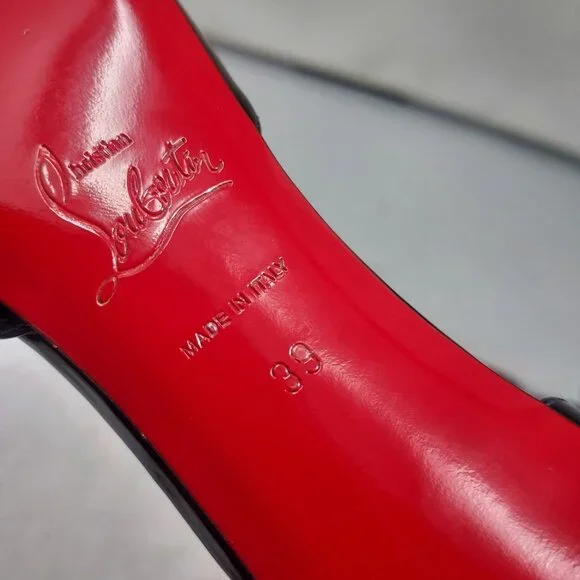 CHRISTIAN LOUBOUTIN Lock Patent Ankle Strap Pump - Picture 6 of 11